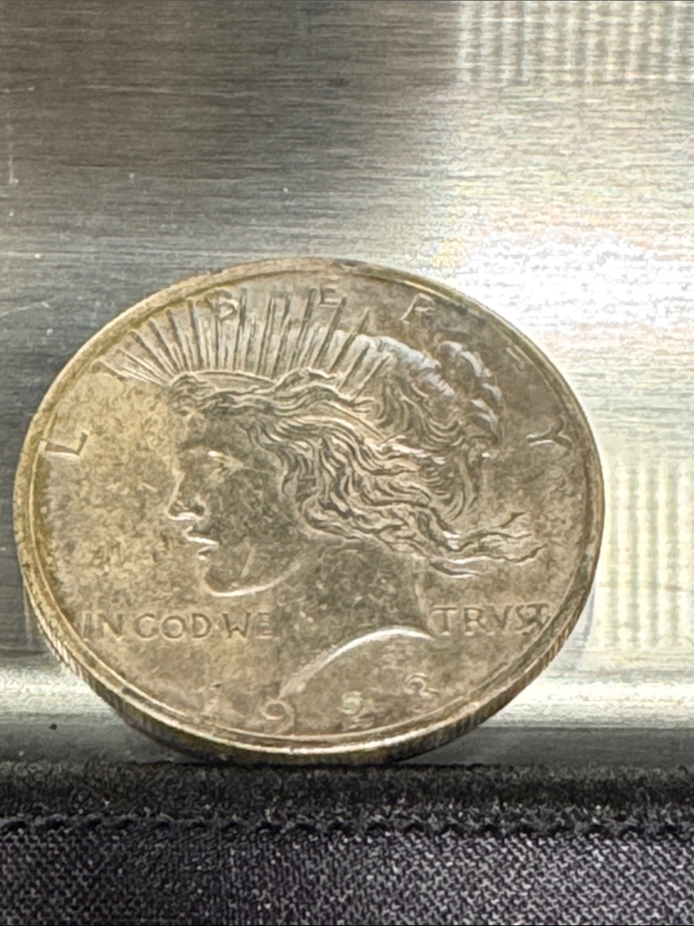 1923 Peace Silver Dollar - Obverse Display